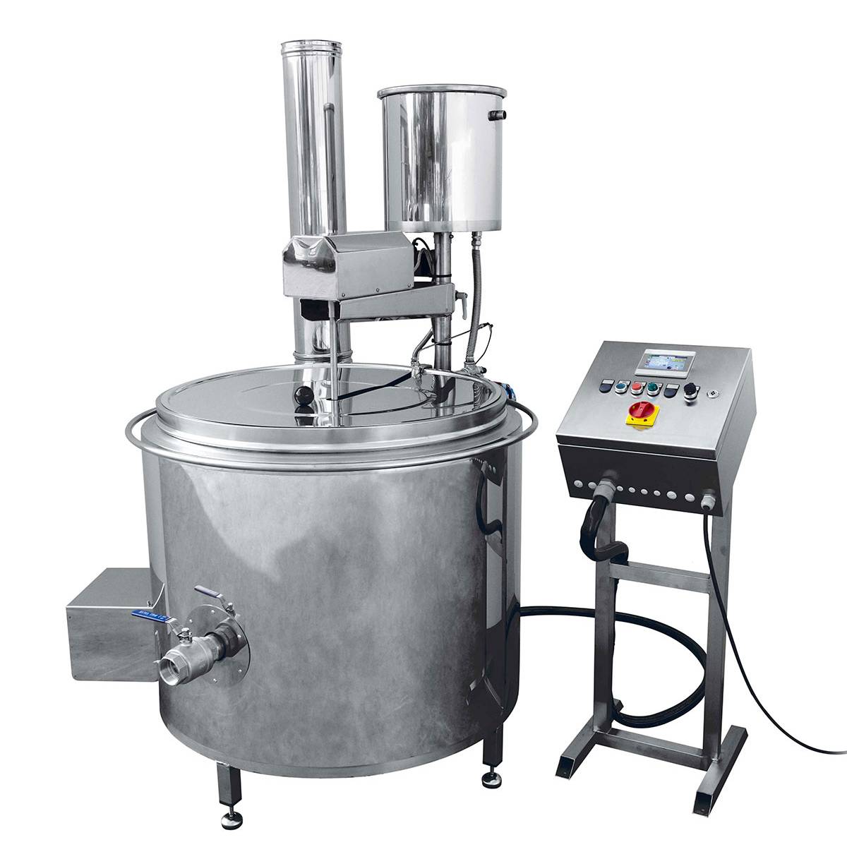 Minicaseificio | Versione con programmatore automatico | CAPRA INox