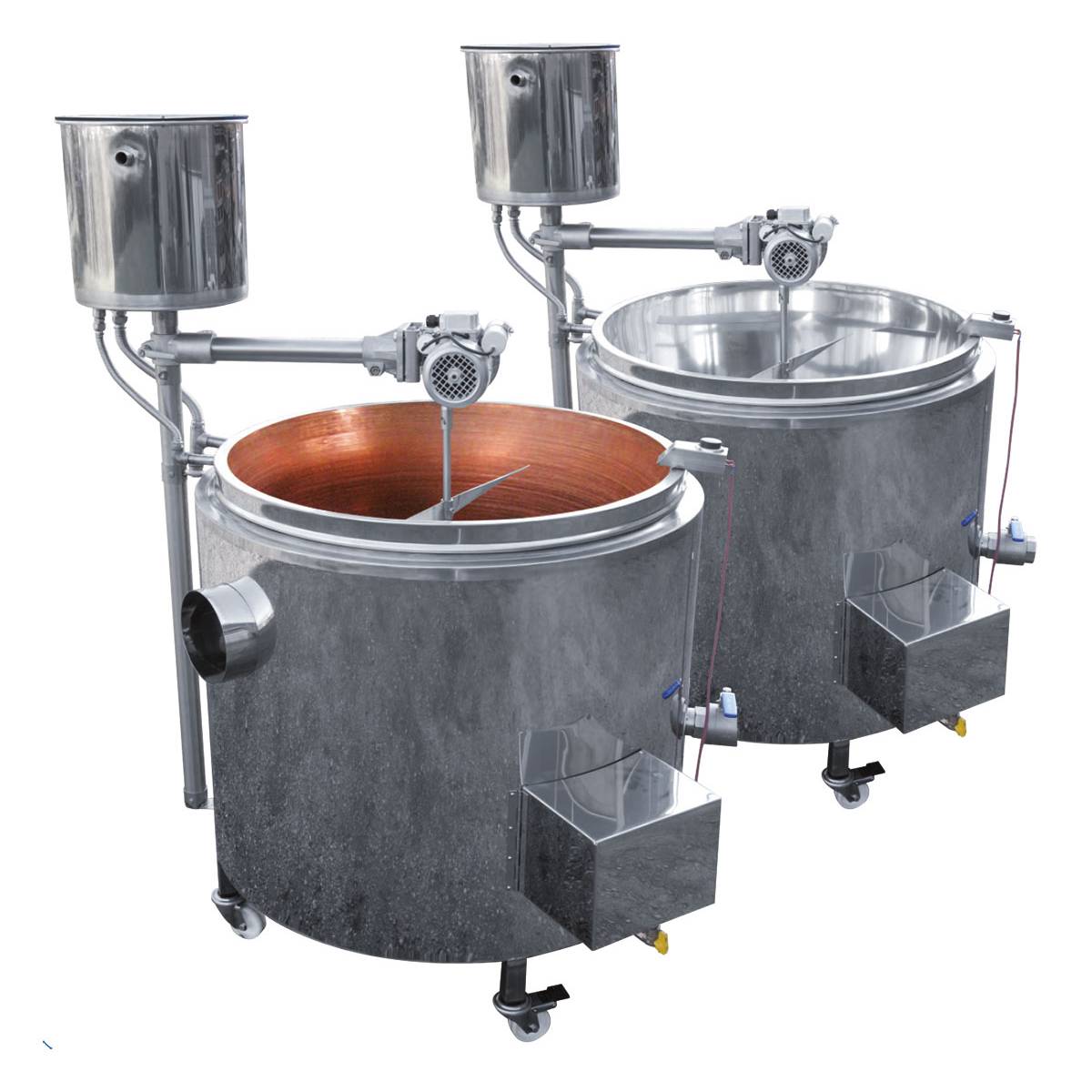 Minicaseificio | Versione manuale con termostato meccanico | CAPRA Inox
