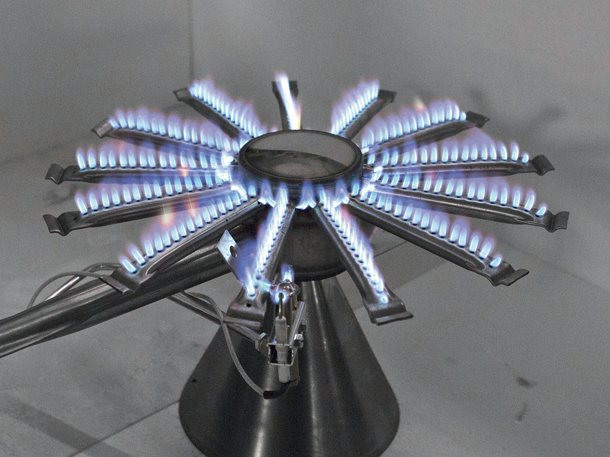 Bruciatori circolari a gas bassa potenza Serie FGC | CAPRA Inox