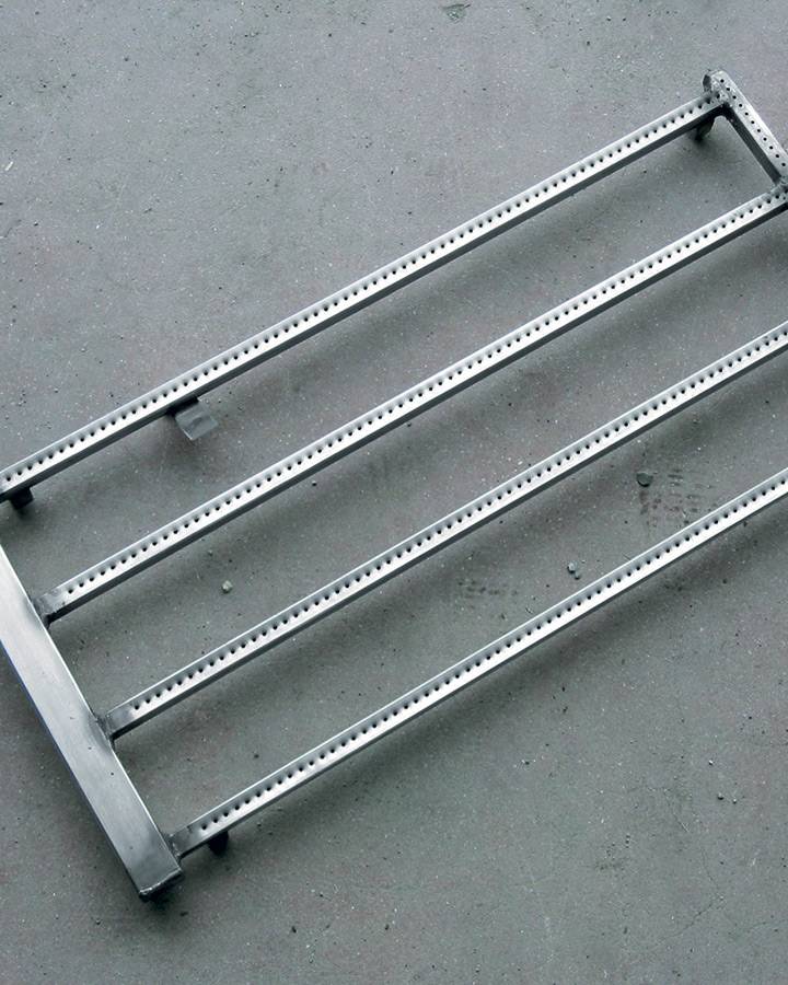 Bruciatore a gas rettangolare Serie FGR | CAPRA Inox
