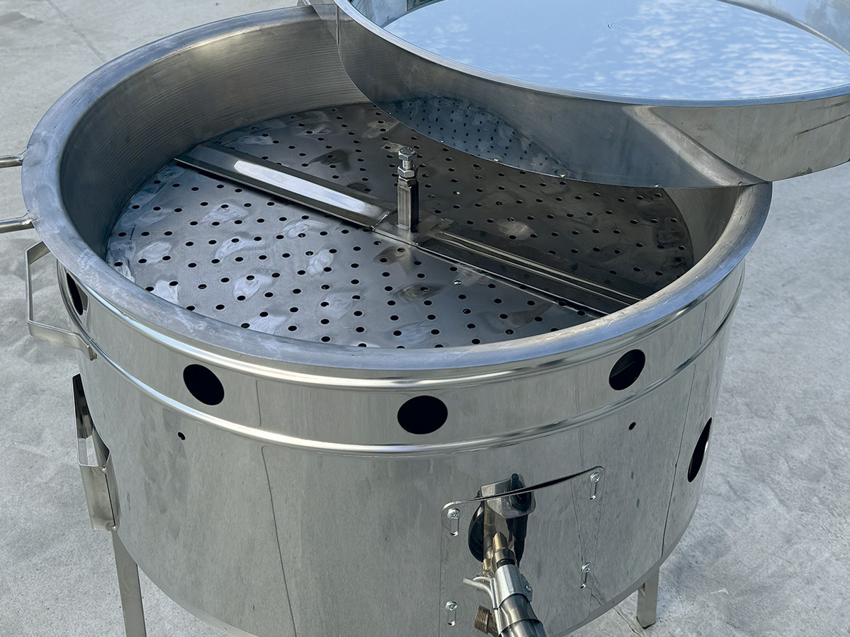 Cuoci castagne a gas Serie GC | CAPRA Inox