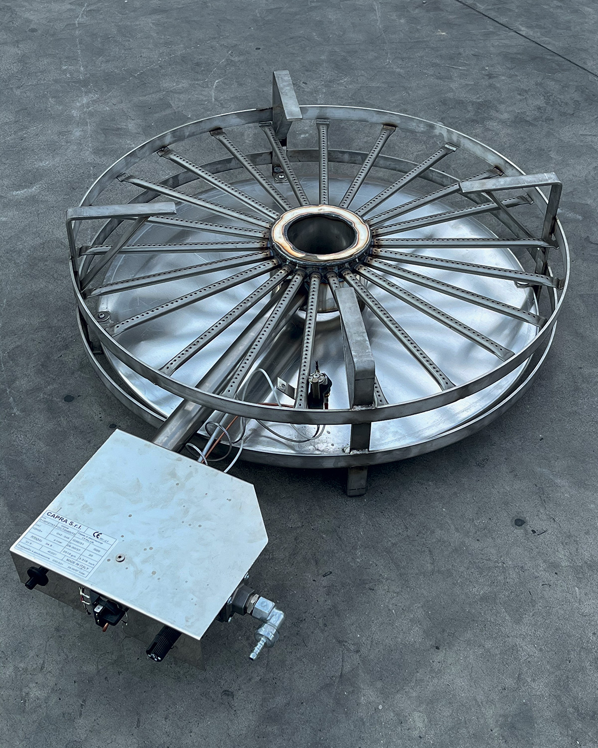 Fornelli circolari Serie FGC ad alta potenza | CAPRA Inox