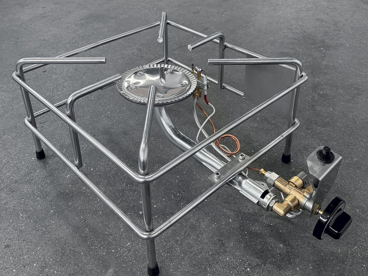Fornelli quadrati a gas Serie FGD | CAPRA Inox