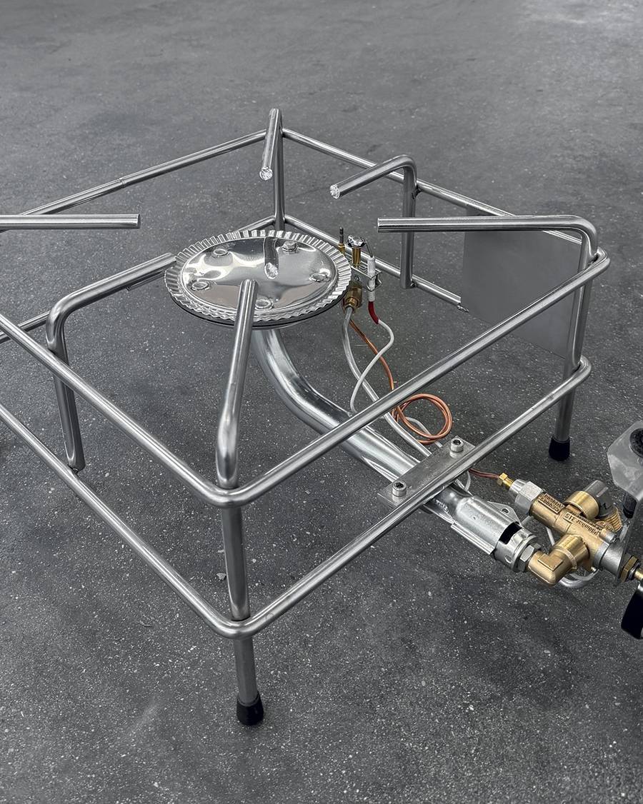 Fornelli quadrati a gas Serie FGD | CAPRA Inox